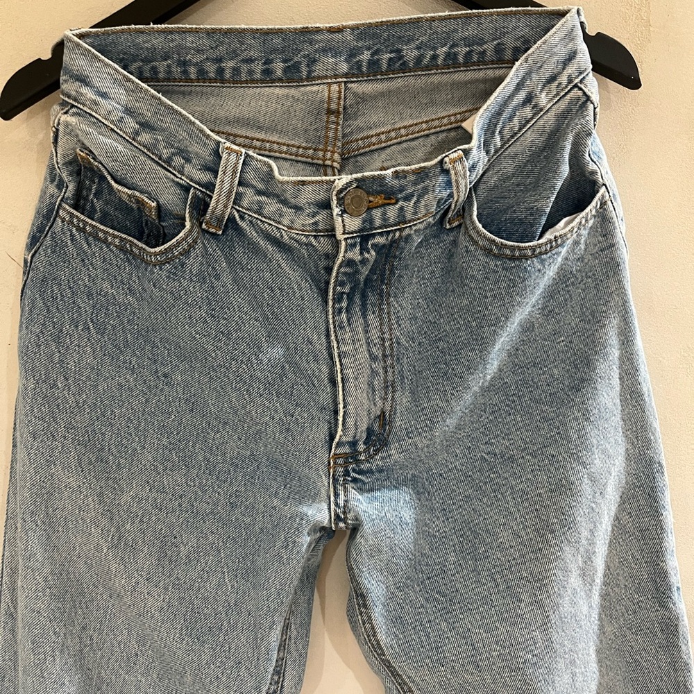 J.GALT • BRANDY MELVILLE • straight leg blue jeans size medium - Picture 9 of 10